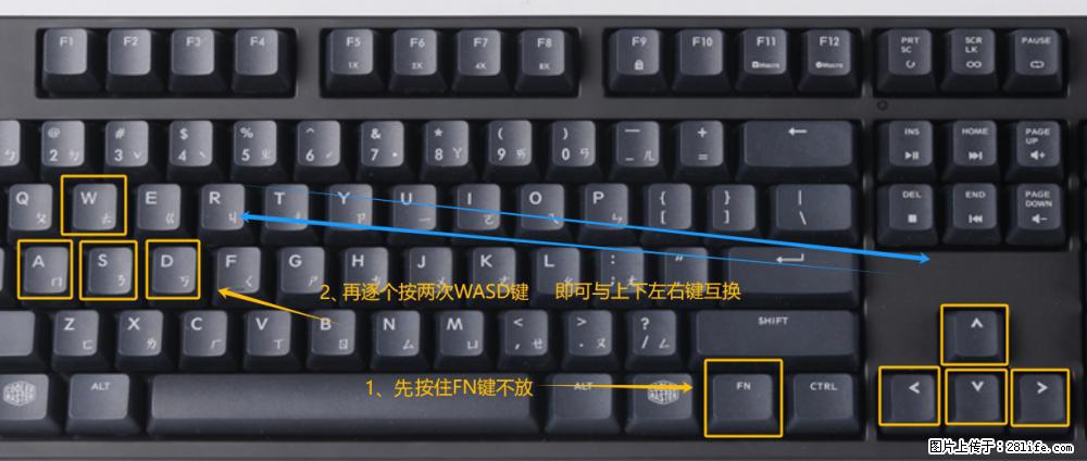 键盘，怎样把wasd键与上下左右方向键互换？ - 生活百科 - 迪庆生活社区 - 迪庆28生活网 diqing.28life.net